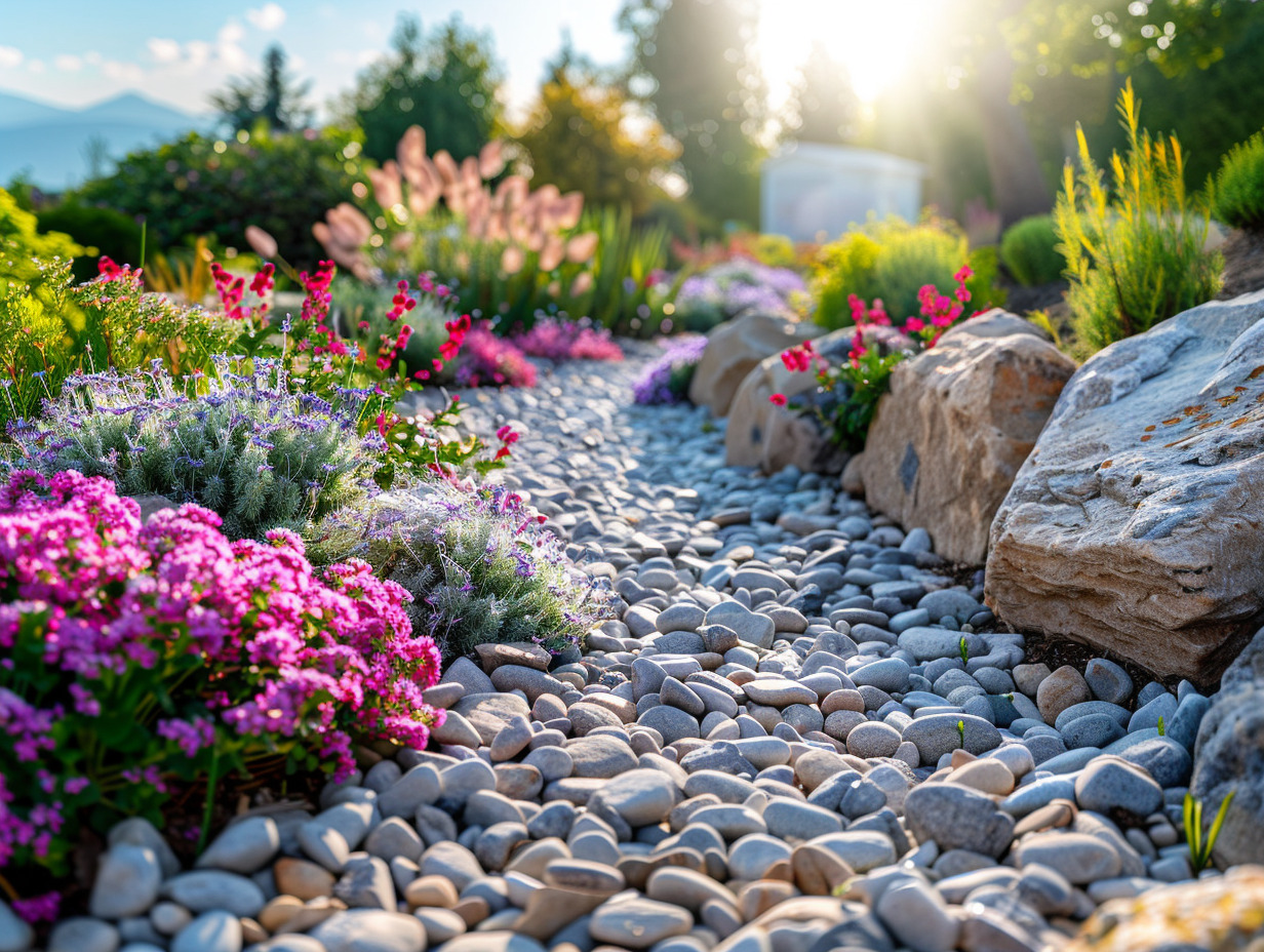 jardin caillouteux